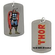 Thor Dog Tag Action Necklace